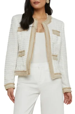 Agnes Tweed Denim Jacket