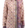 ALOE Printed Silk Shirt