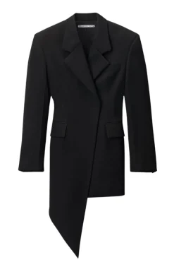 Asymmetric Blazer Minidress