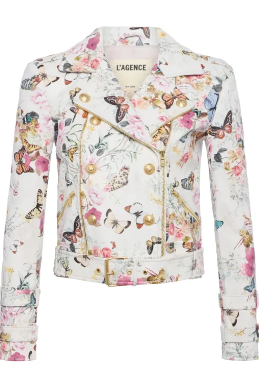 Billie Belted Leather Jacket