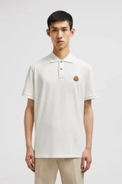 Black Logo Patch Polo