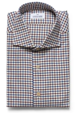 Blue-Red Check Shirt
