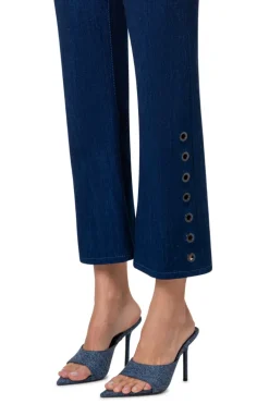 Cali Eyelet Denim Pants
