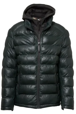 Callisto Leather Bomber Jacket
