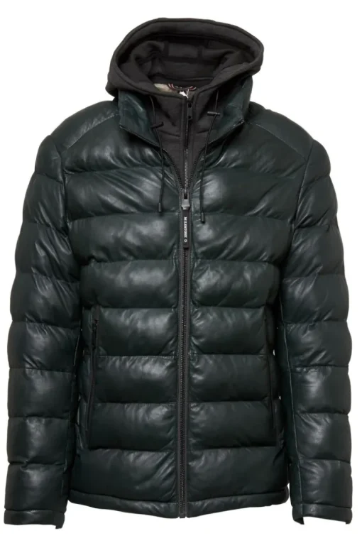 Callisto Leather Bomber Jacket