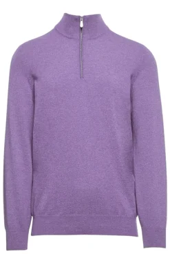 Cashmere Quarter Zip Sweater