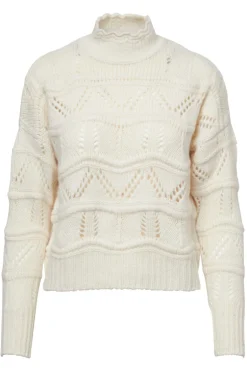 Chunky Wavy Pointelle Sweater