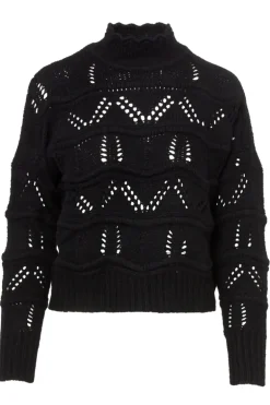Chunky Wavy Pointelle Sweater