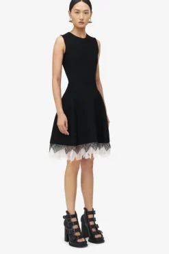 Cobweb Lace Knit Dress