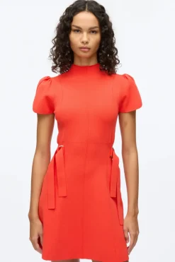 Compact Rib Tulip Dress