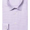 Contemporary Fit Micro Check Twill Shirt