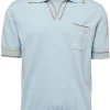 Contrast Knit Polo