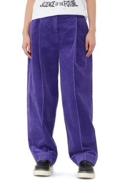 Corduroy Relaxed Pleated Pants