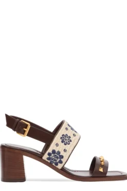 County Embroidered Sandals