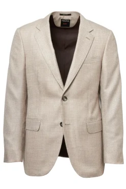 Cream Check Jacket