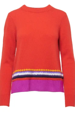 Crochet Border Boxy Crew