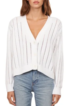 Cropped V-Neck Cardigan