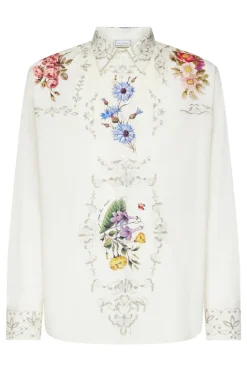 DIOMEDE Poplin Embroidered Shirt