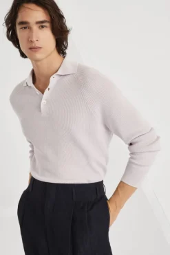 English Rib Knit Polo