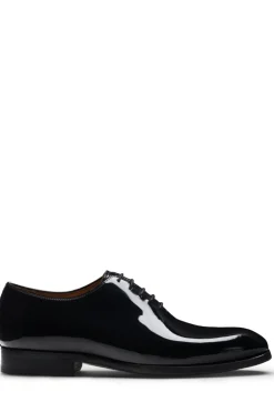 Fleur Patent Lace-Up Shoes