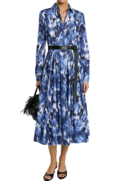Floral Chiné Shirtdress