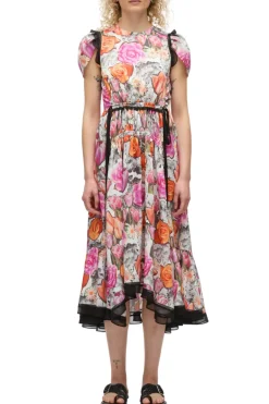 Floral Collage Dress
