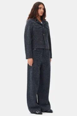 Fluffy Wide Leg Jean