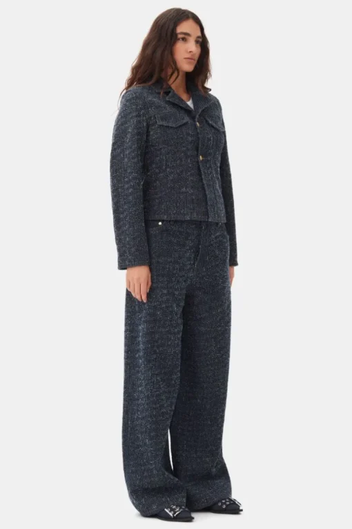 Fluffy Wide Leg Jean