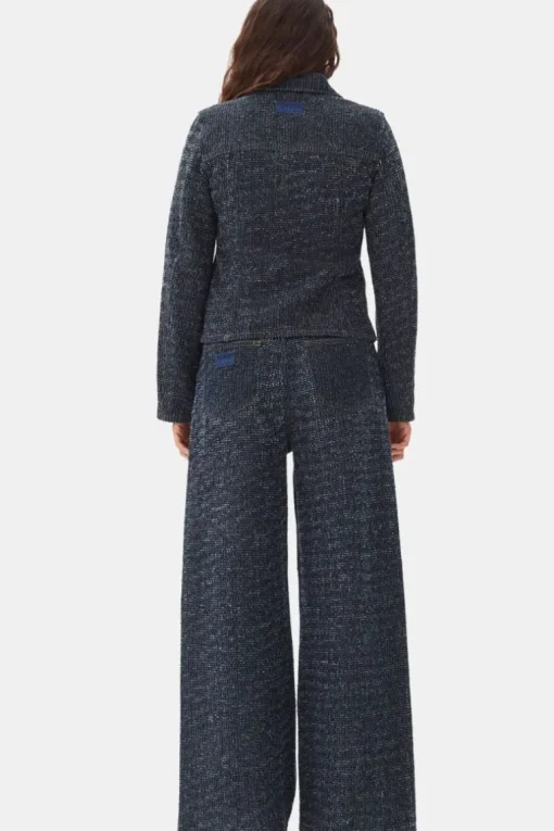 Fluffy Wide Leg Jean