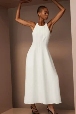 Fluid Twill Dress