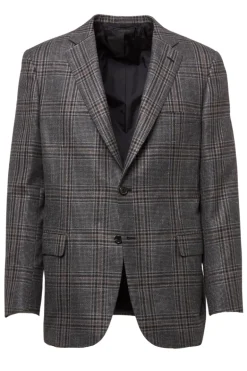 Grey Plaid Sport Jacket