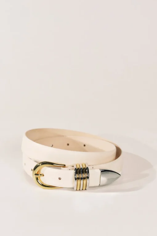 Hollyhock Mixed Metal Belt
