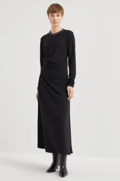 Jersey Draped Dress