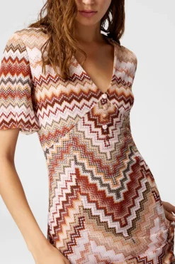 Lamé Flared Maxi Dress
