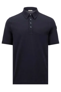 Leather Logo Patch Polo