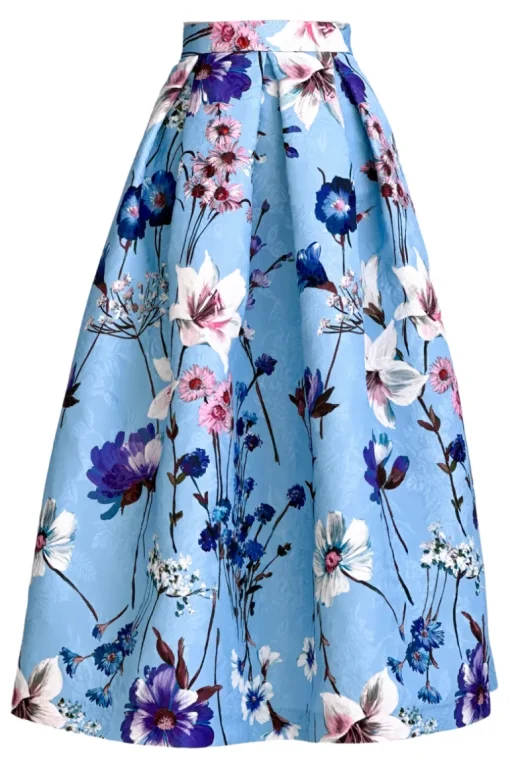 Luna T Flowers Skirt