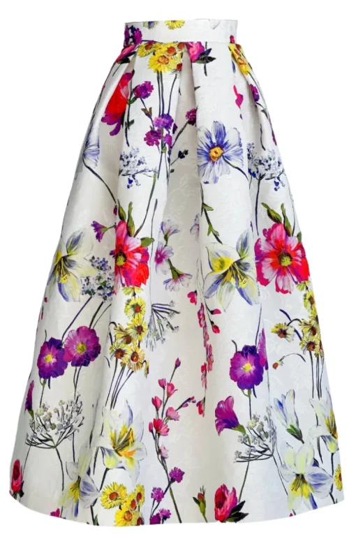 Luna T Flowers Skirt