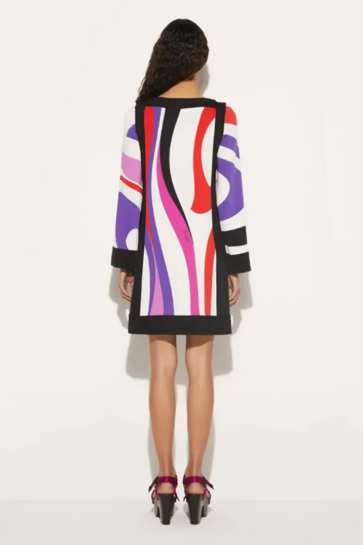 Marmo-Print Mini Dress