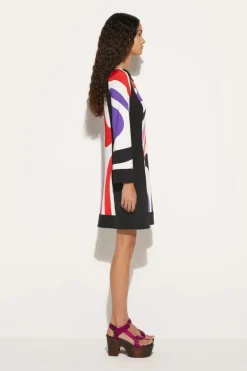 Marmo-Print Mini Dress