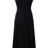 Matte Viscose Crepe Dress