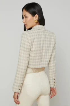 Maura Cropped Tweed Jacket