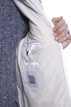 Mixed Media Puffer Vest