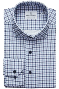 Modern 4-Flex Plaid Shirt