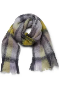 Mohair Tartan Scarf