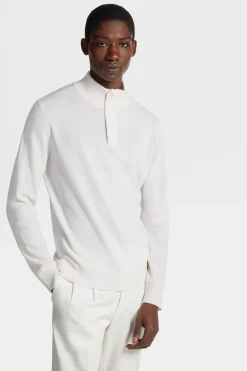 Oasi Cashmere Zip Mock Sweater