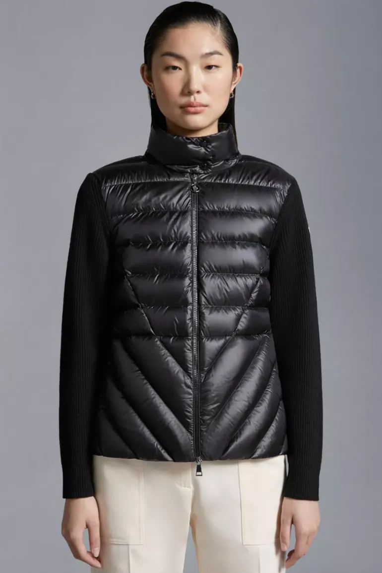 Padded Wool Cardigan