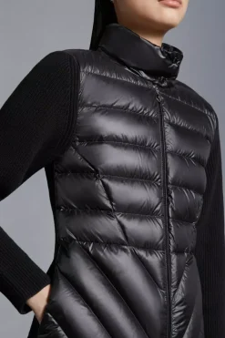 Padded Wool Cardigan