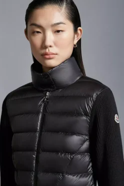 Padded Wool Cardigan