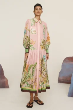Papaya Shirtdress