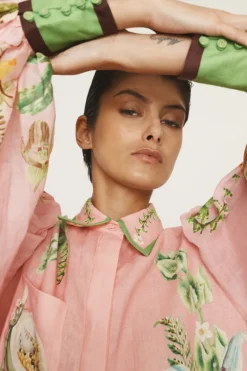 Papaya Shirtdress